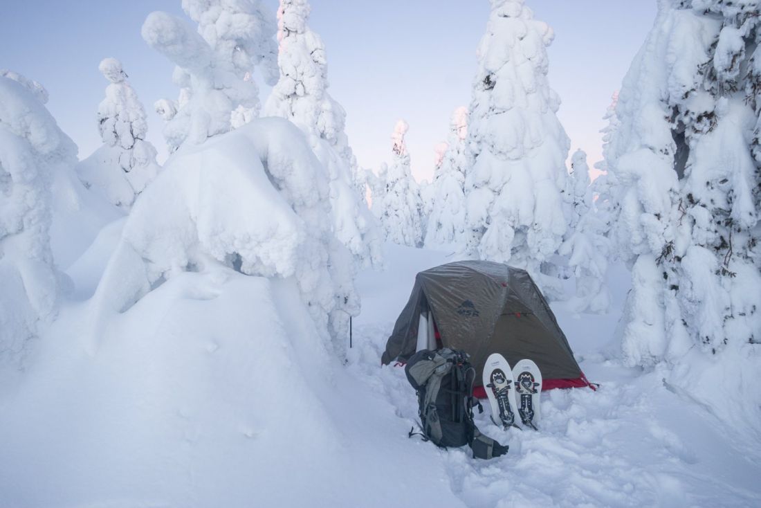 Crazy morning on Vozka mountain in -14°C.