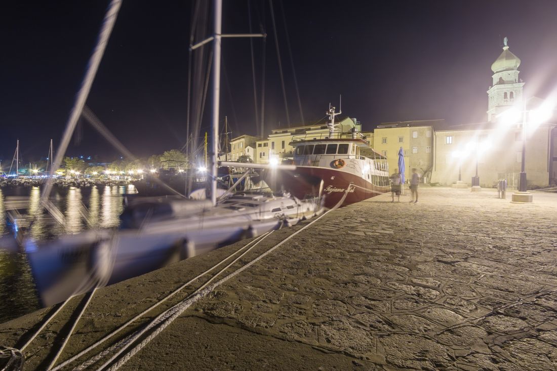 Orion in the port of Krk.