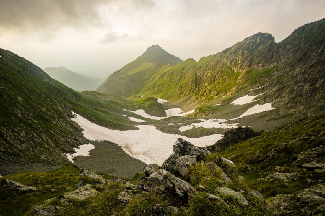 Upper end of Arpășel valley