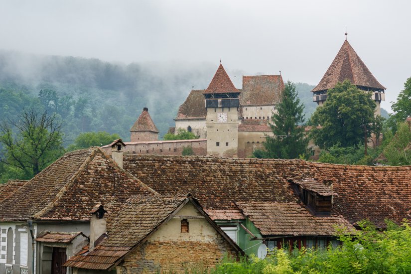 Deštivé ráno v Alma Vii