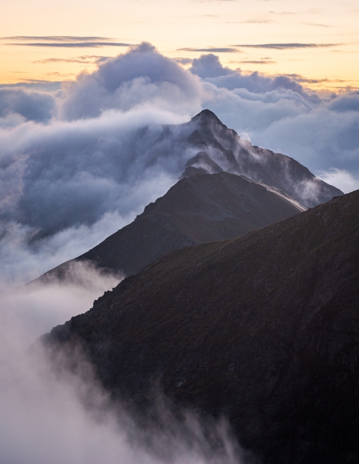 Säuleck in clouds