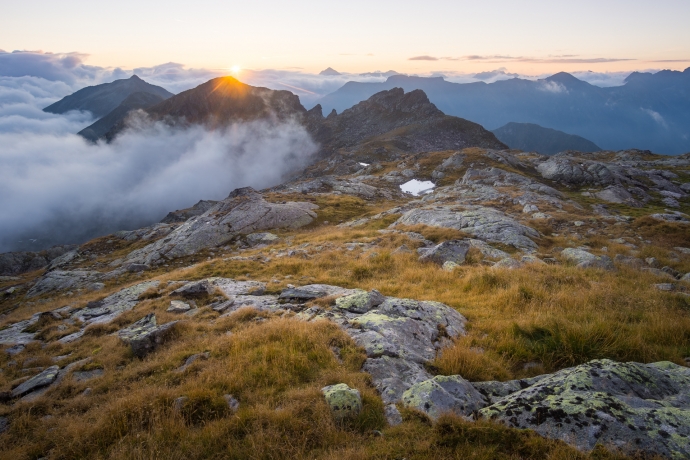 Above Kleinsölktal valley