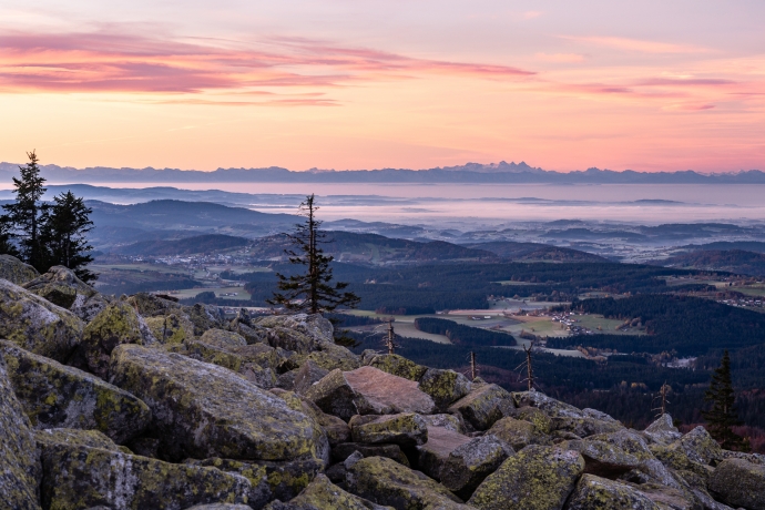 Alps from Lusen