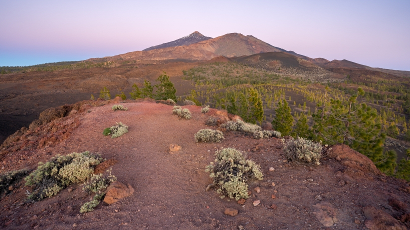 Teide za soumraku