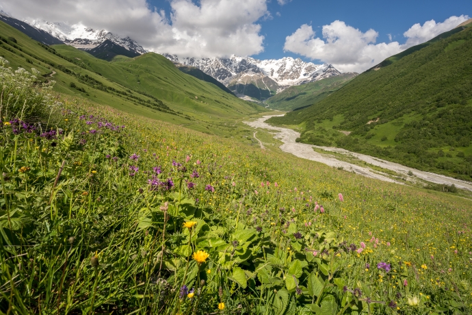 Valley of the river Enguri