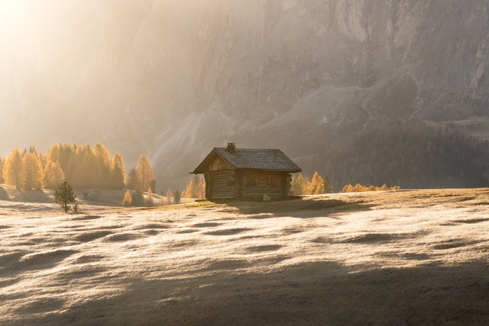 Hayloft under Sassolungo