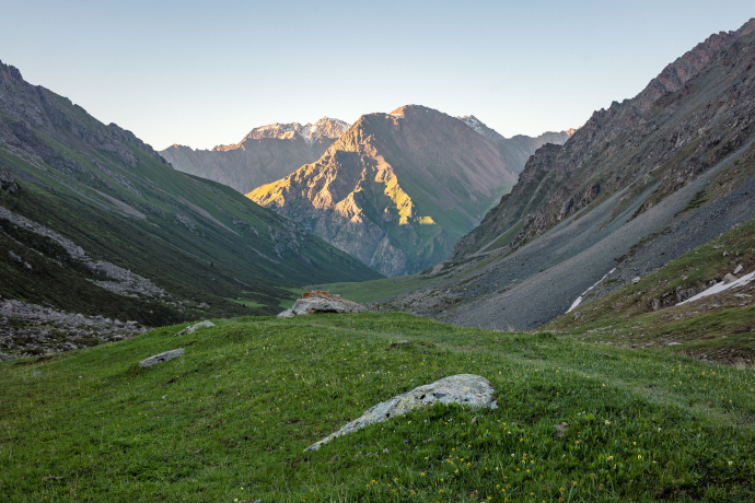 Evening under the Teleti pass