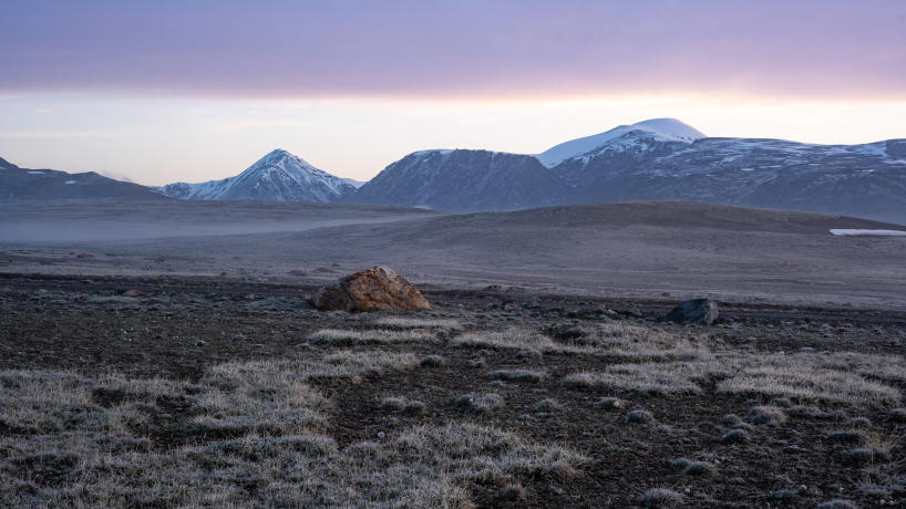 Morning in Tian-Shan