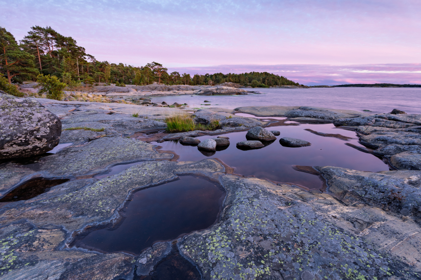 Sunset over Porkkala