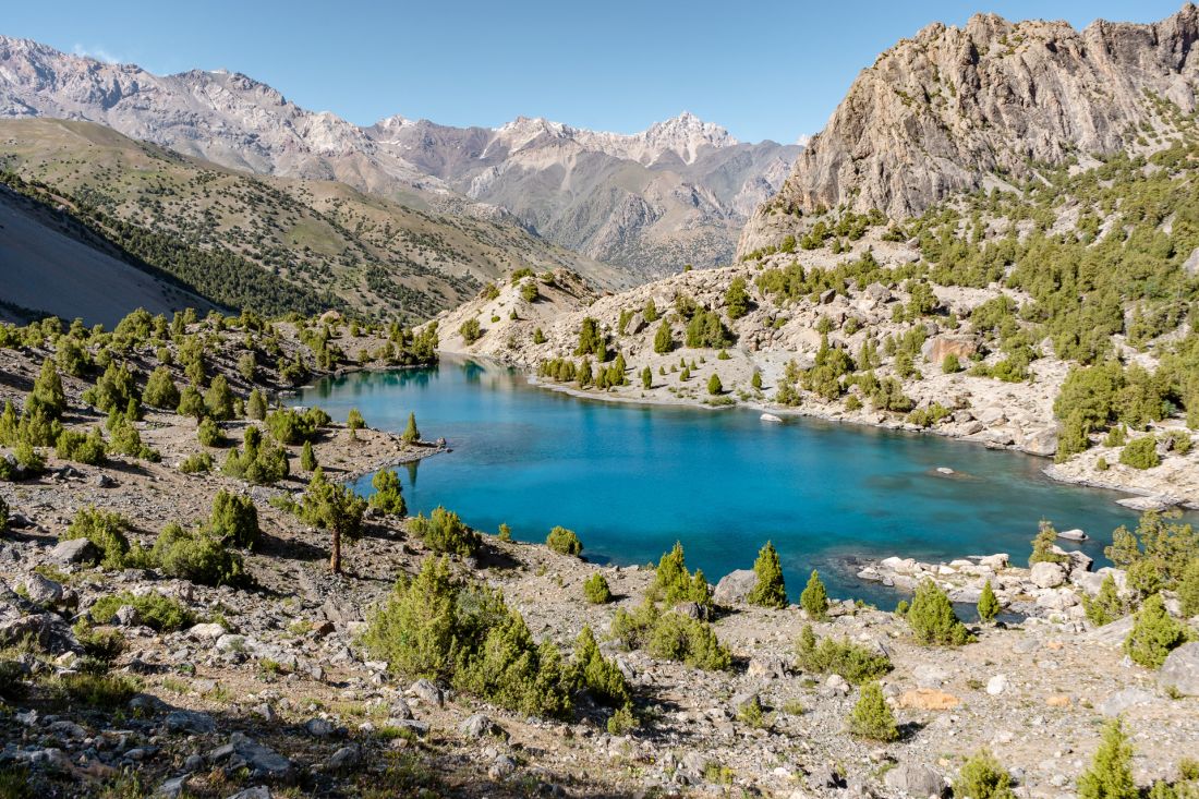 Jezero Širparfom leží hned vedle jezera Alauddin.