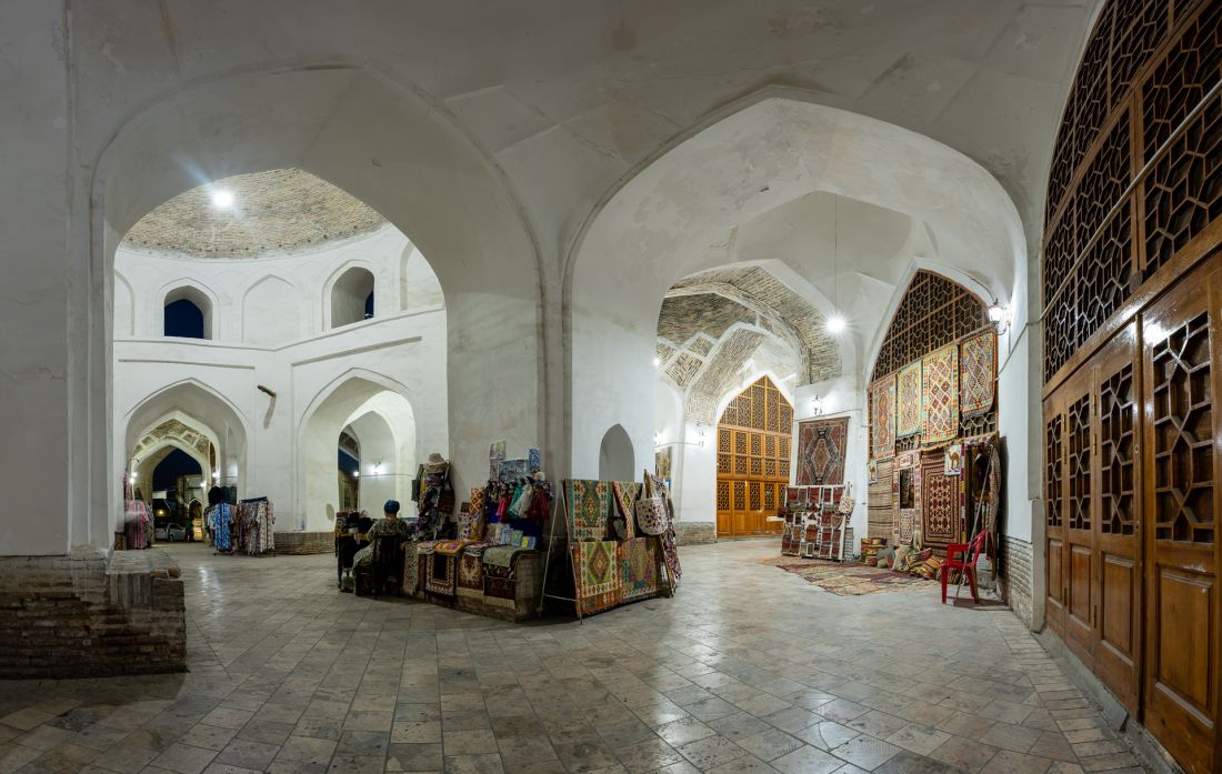 Bucharský starý bazar.